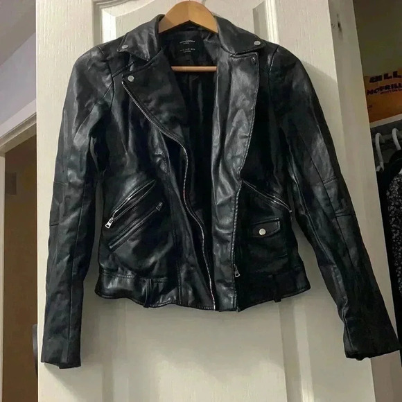 Zara leather  jacket - Picture 1 of 1